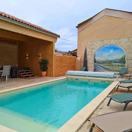 Maison Avec Piscine - 8 Pers. Saint-Amant-de-Nouere
